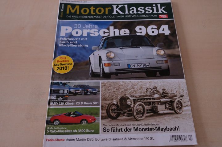 Deckblatt Motor Klassik (04/2018)